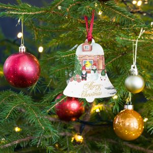 Christmas Town Wooden Ornaments